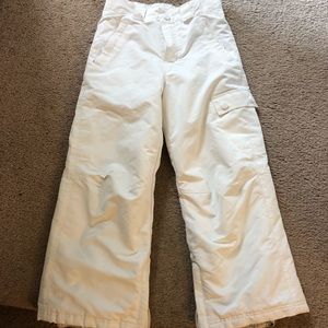 White ski/snow pants